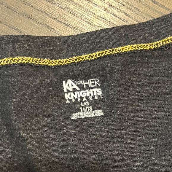 Iowa Hawkeyes Knight Apparel Women's Jersey Raglan T-Shirt - Heather Gray - Smal - Picture 5 of 6